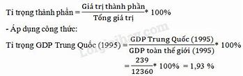 Tính Tỷ Trọng Nhập Khẩu Trong Tổng Giá Trị Xuất Nhập Khẩu